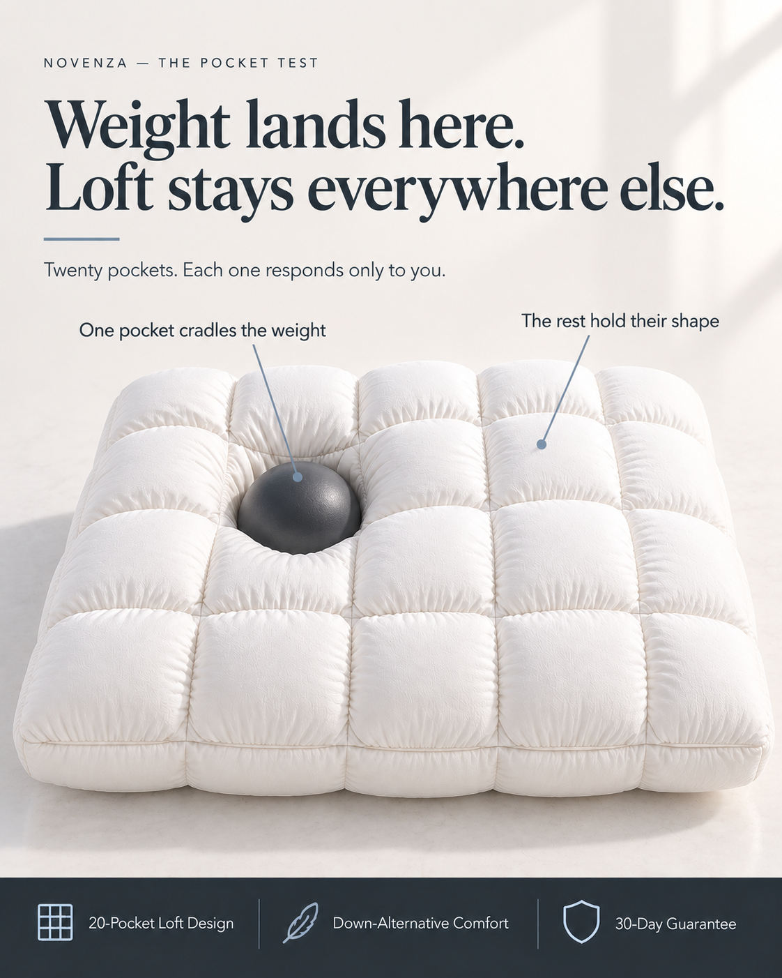 Novenza Cloud Pillow