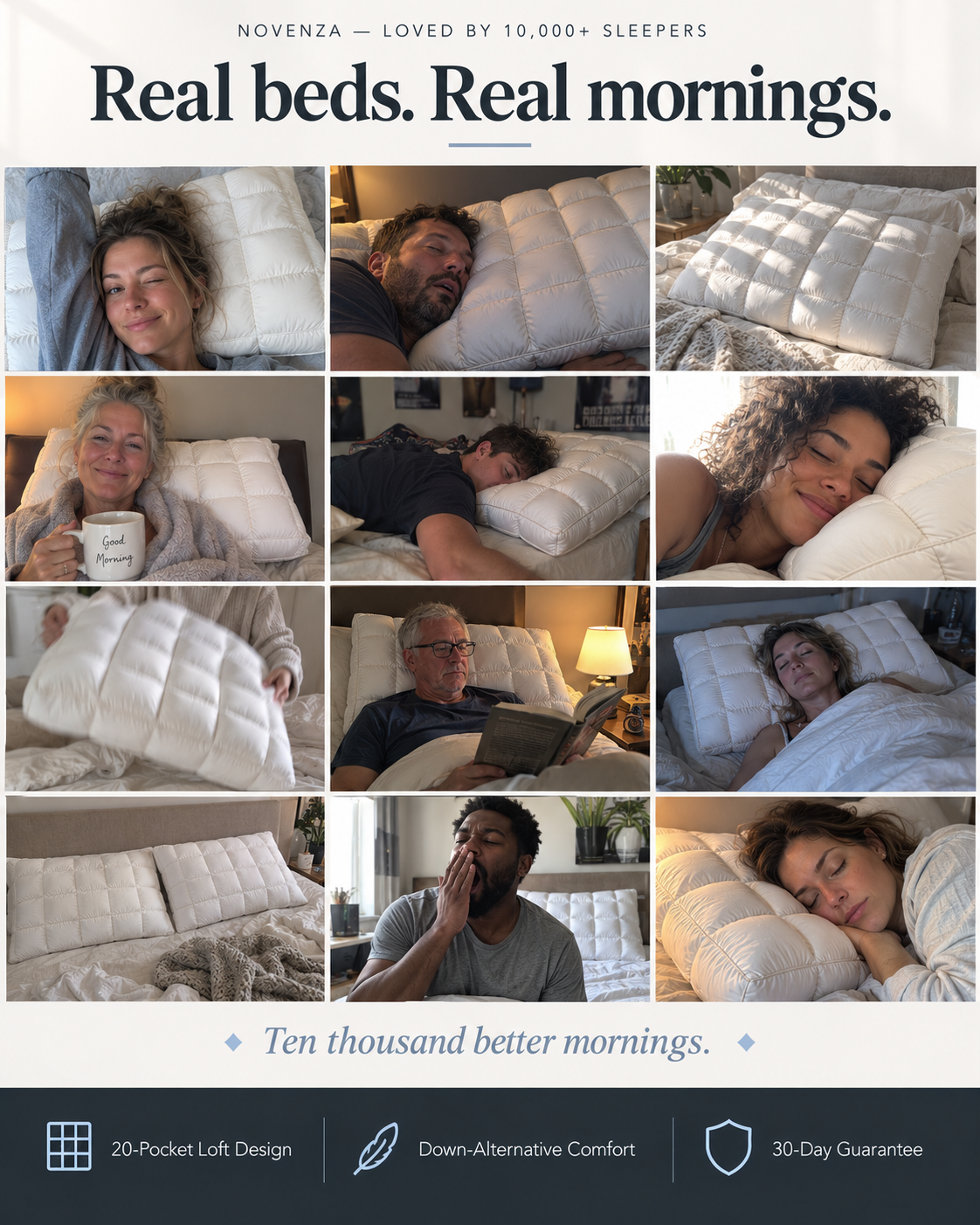 Novenza Cloud Pillow