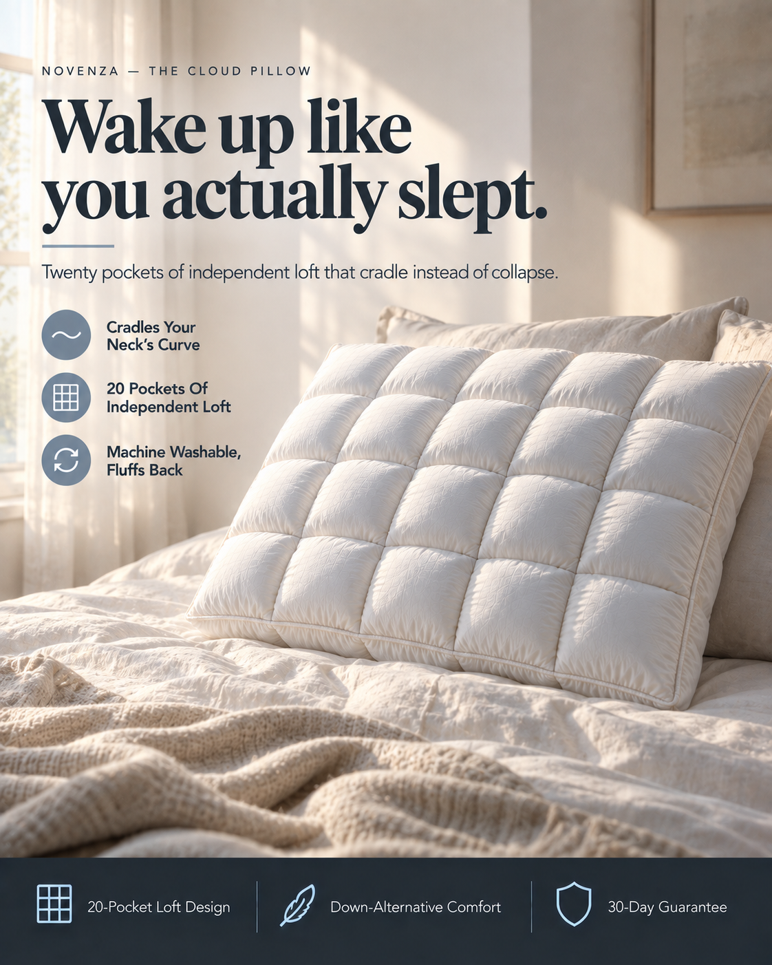 Novenza Cloud Pillow